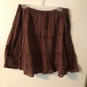 Brown skirt🌿